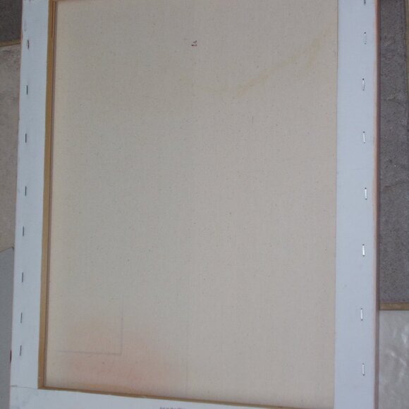 New, Dual Trees acrylic painting hand painted, signed on 16"x20" canvas - Picture 4 of 4